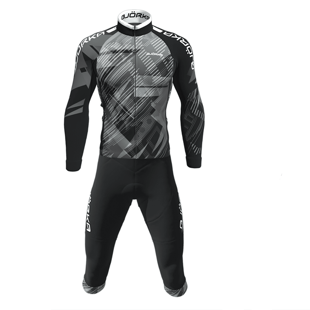 Mountain Biking Pants For Men - Primavera/autunno Bjorka ciclismo manica lunga Jersey
