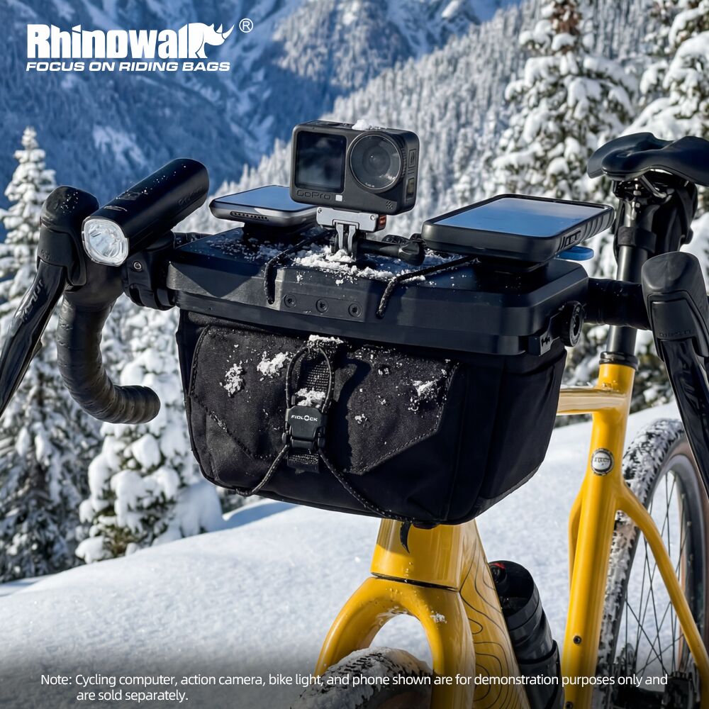 Mountain Biking Hip Pack - Borsa per Manubrio Bici Rhinowalk 3.3L,