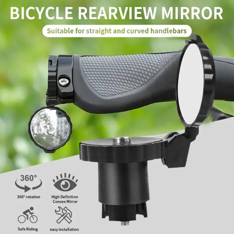 Mountain Biking Definition - Specchietto retrovisore da manubrio per bicicletta,
