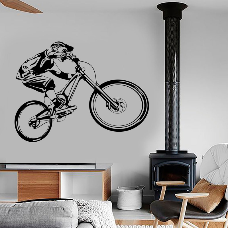 Mountain Biking Extreme - Della parete Del Vinile Della Decalcomania