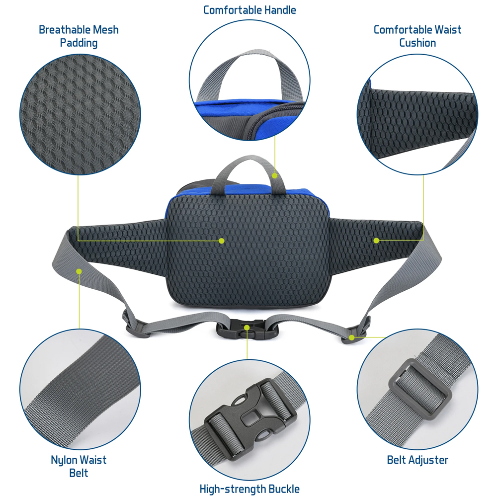 1PCSFanny Pack Borsa da cintur - Mountain Biking Hip Pack recensione e prezzo