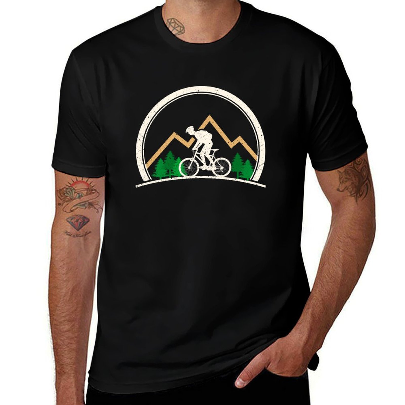 T-Shirt da Uomo Stile Retrò pe - Mountain Biking Extreme recensione e prezzo