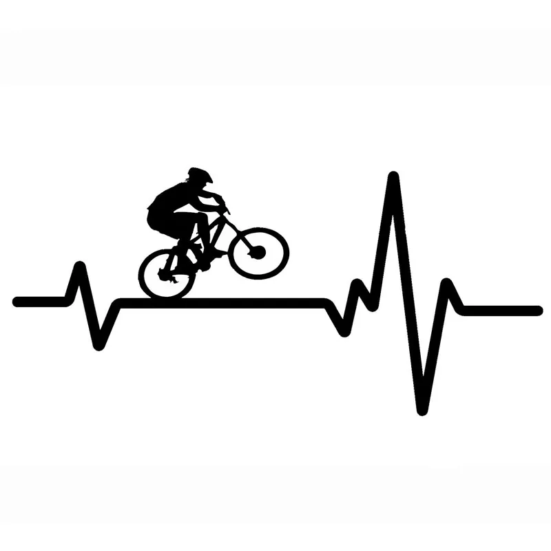 Adesivo per Auto creativo cicl - Mountain Biking Cartoon recensione e prezzo