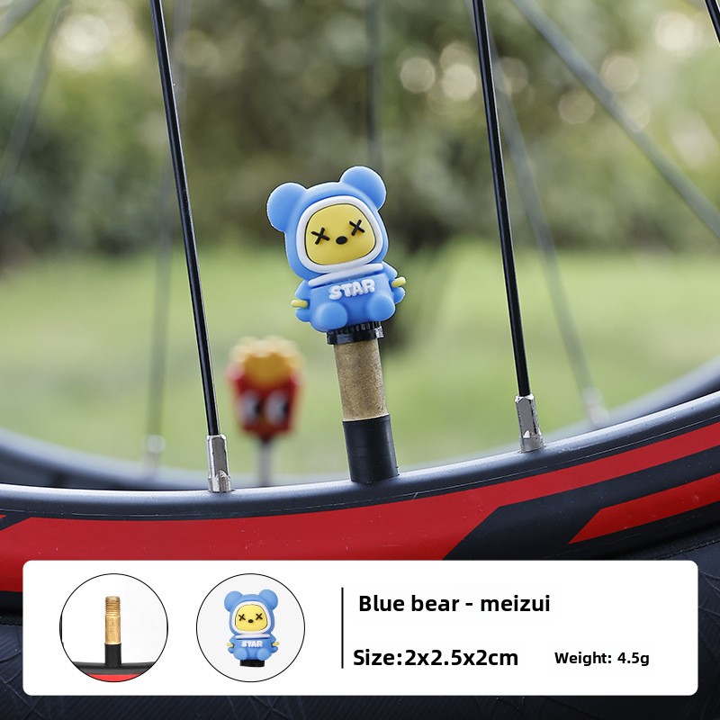 Tappo Valvola Bici in Silicone - Mountain Biking Cartoon recensione e prezzo