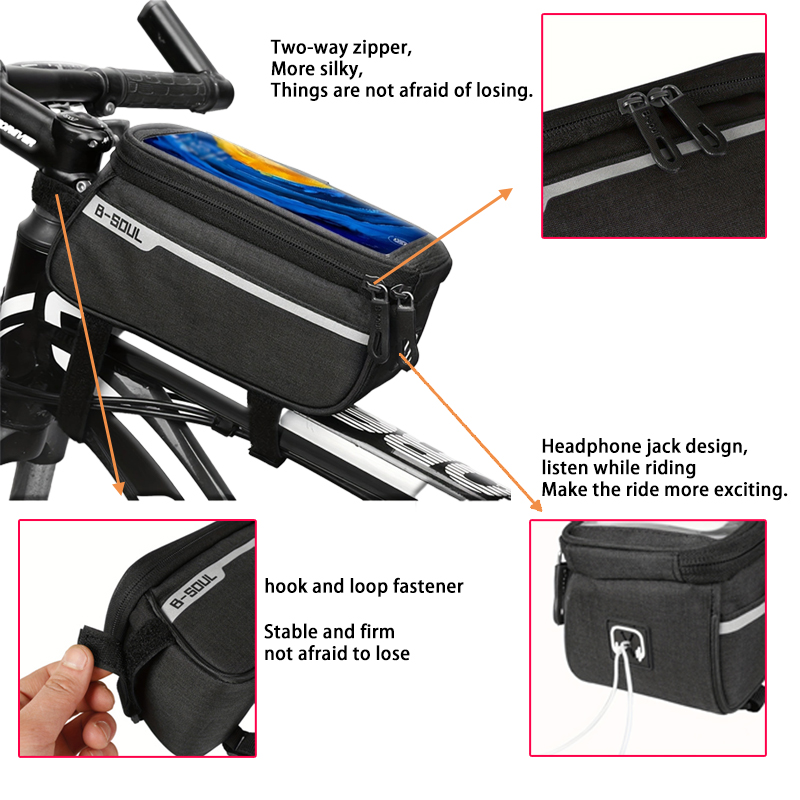 Borsa per trave anteriore per  - Mountain Biking Hip Pack recensione e prezzo