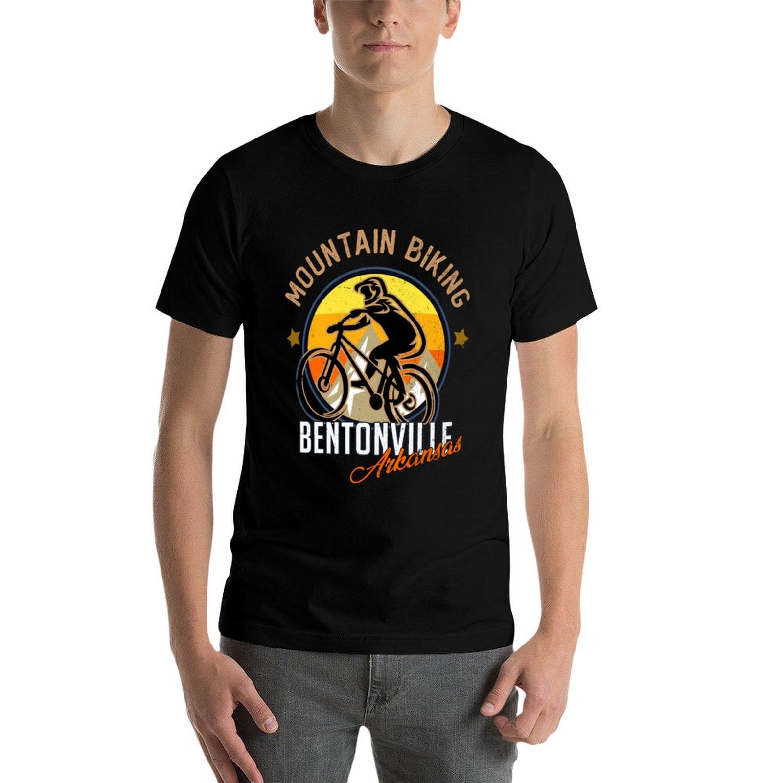 T-shirt per mountain bike di B - Mountain Biking Arkansas recensione e prezzo